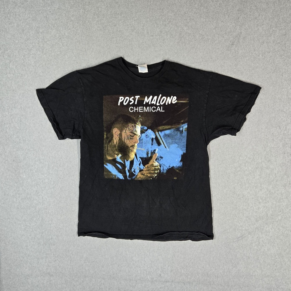 Post Malone Men Shirt L Chemical If Y'all Weren't Here I'd Be Crying Tour 2023